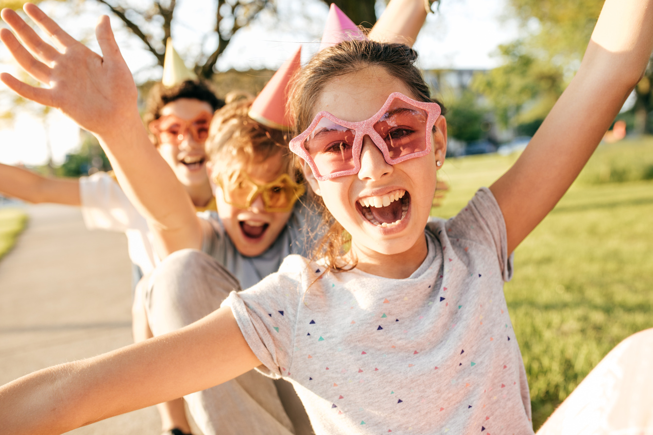 Kids having fun